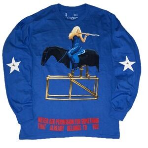 Beyonce‎ American Requiem Long Sleeve S Cowboy Carter Tour 2025 Merch NEW *flaws